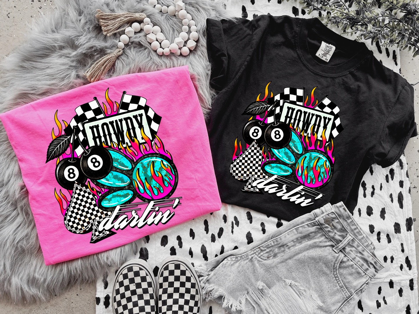Howdy Darlin Collage Tee