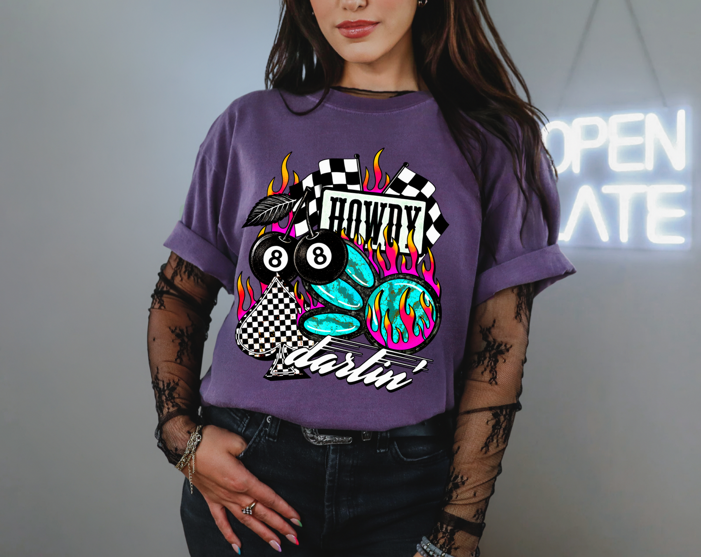Howdy Darlin Collage Tee