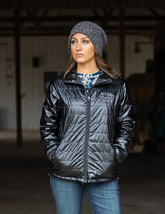 Jacket (Black Mid-Weight With Black Embroidery Logos)