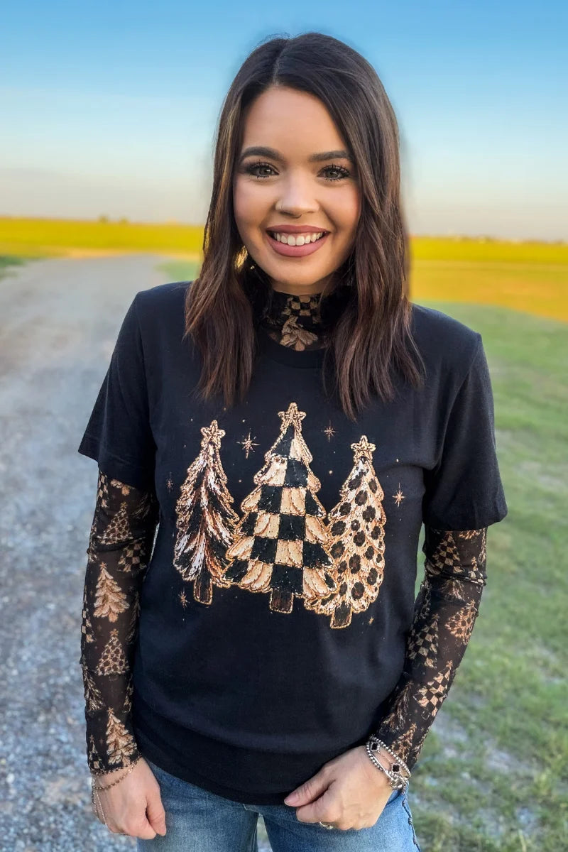 Midnight Merry tee