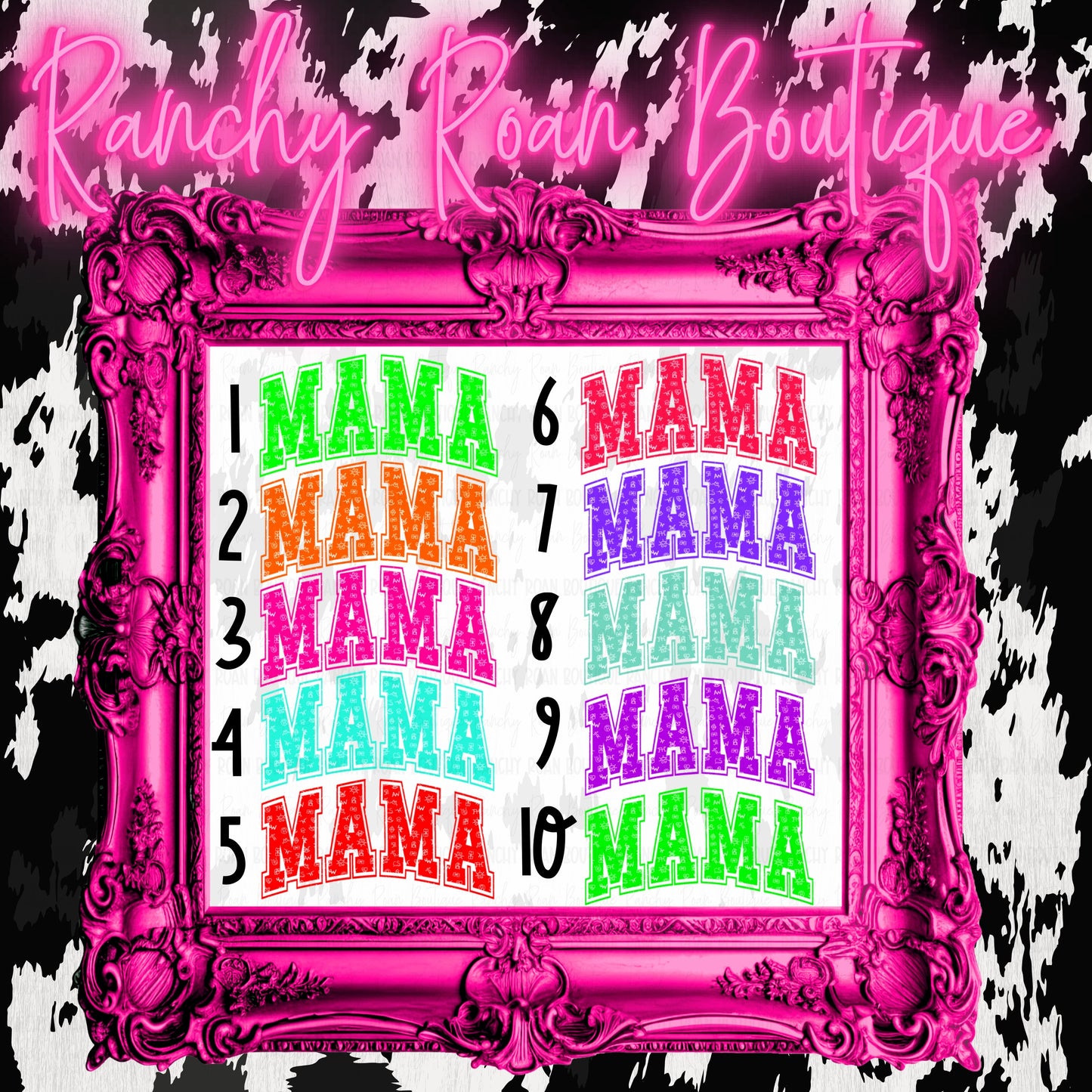 Western Mama Branded Graphic Tee – Custom Color Options