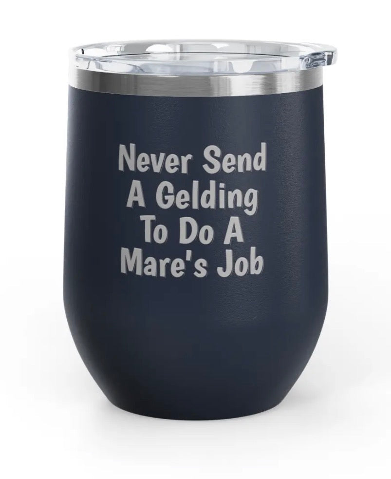 Wine Tumblers - 12 oz. - Gelding/Mare