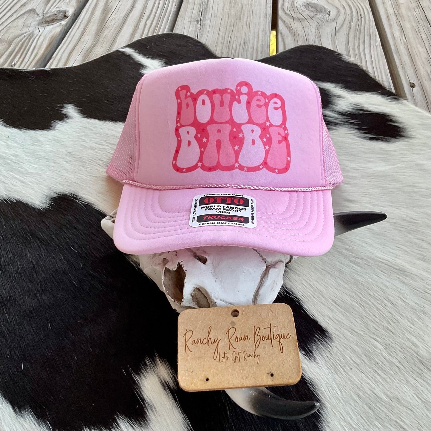 Boujee Babe Western Foam Trucker Hat