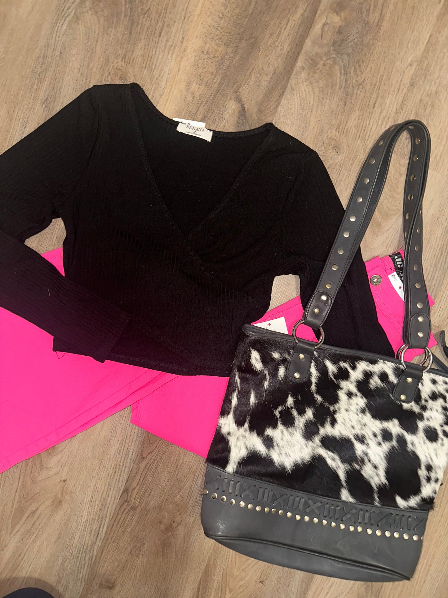 Edgy Cowgirl Cowhide Bag