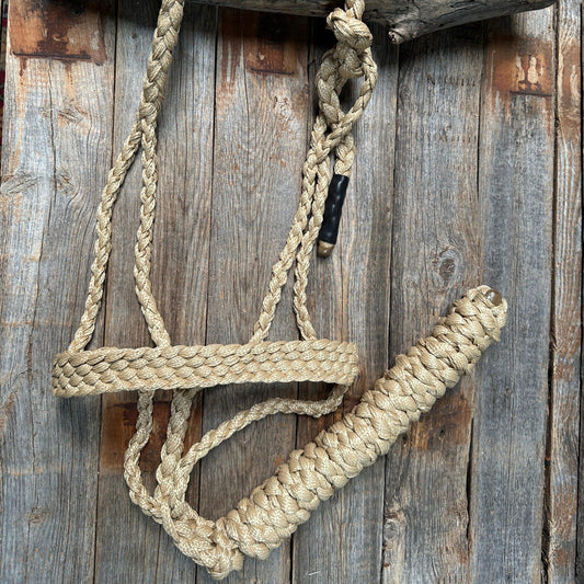 Tan Mule Tape Halter