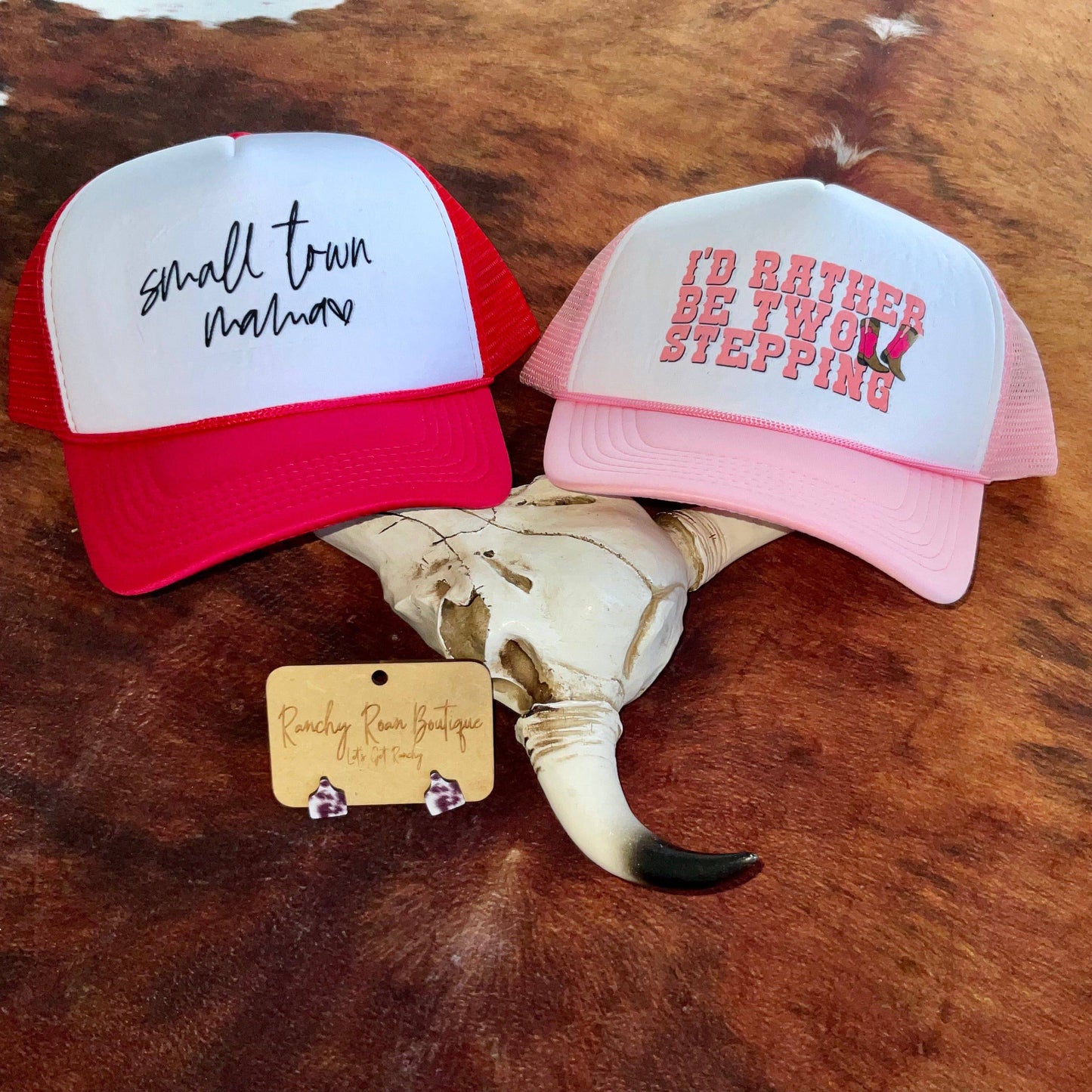 I’d Rather Be Two Steppin Western Foam Trucker Hat