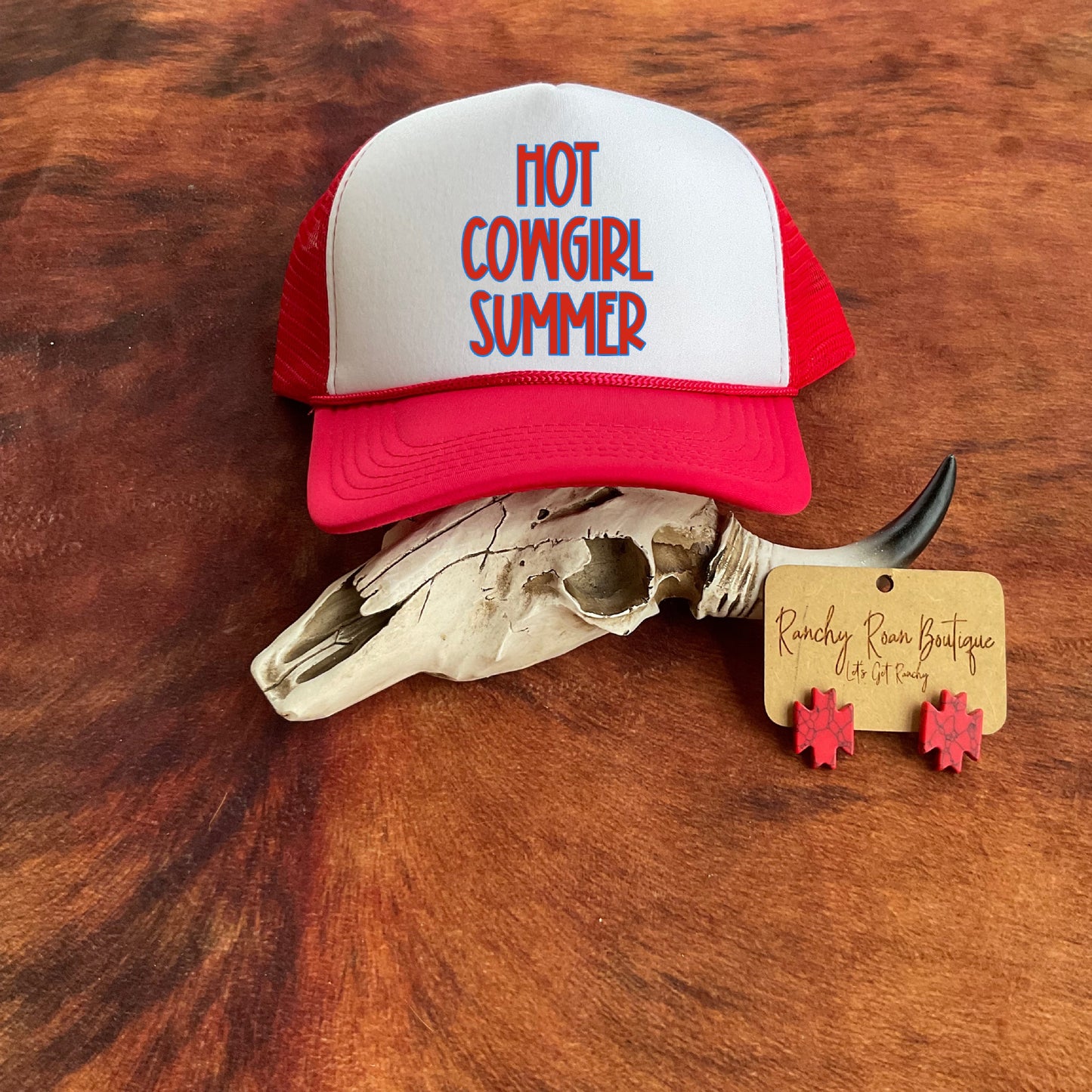 Hot Cowgirl Summer Western Foam Trucker Hat