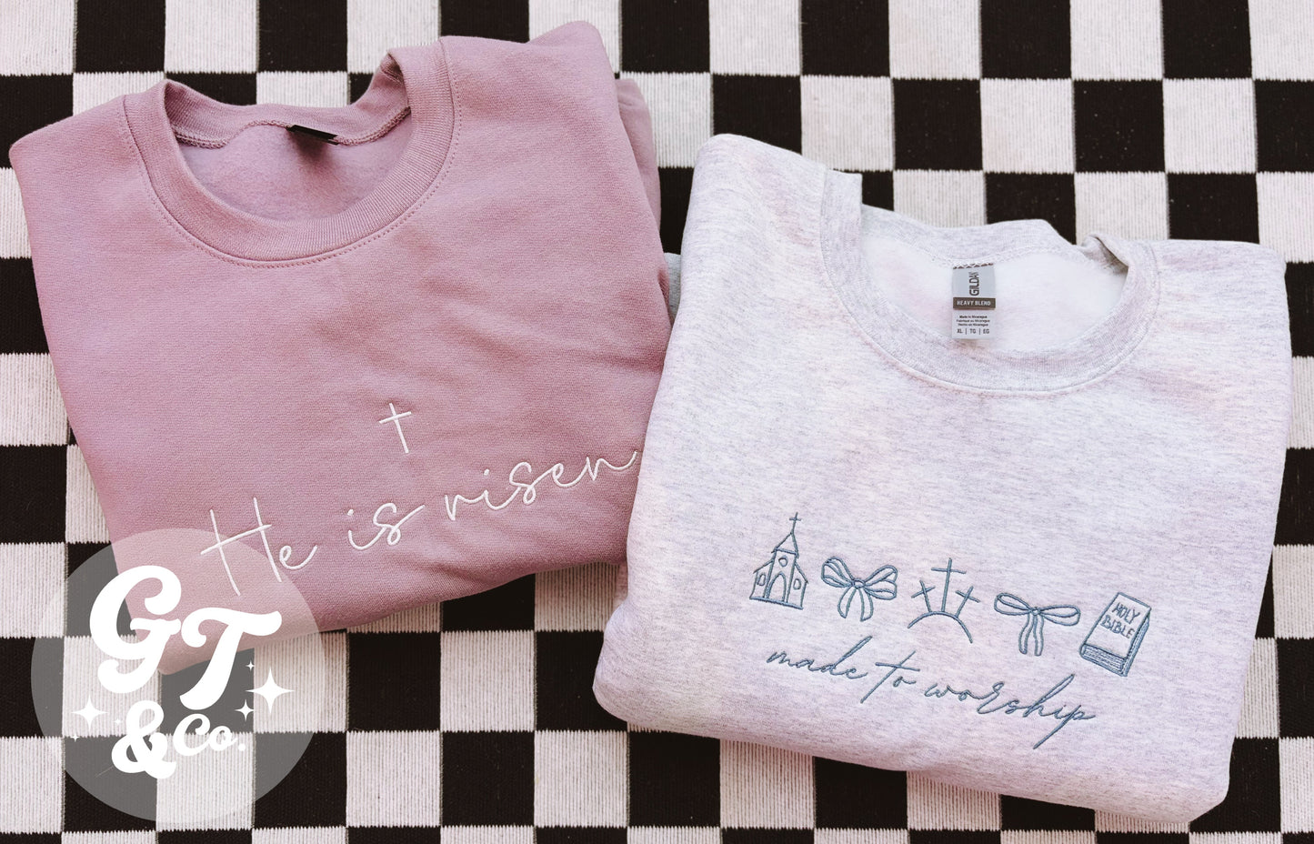 Made To Worship Embroidered Crewneck *MADE TO ORDER 10-15 BIZ DAYS*