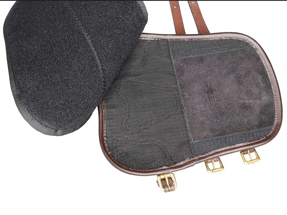 Leather Open Front Tendon Boots