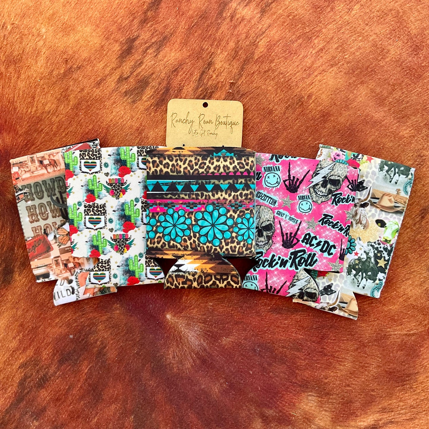 Western Graphic Slim & Regular Koozie