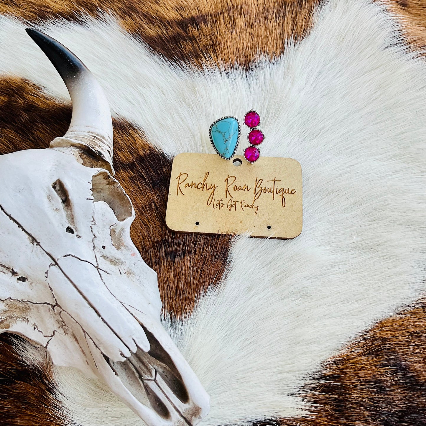 Stone Cuff Western Ring