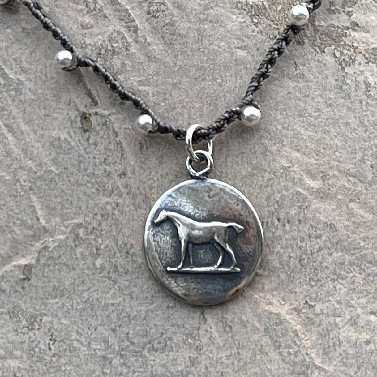Sterling Wedgwood Stubbs Horse Necklaces
