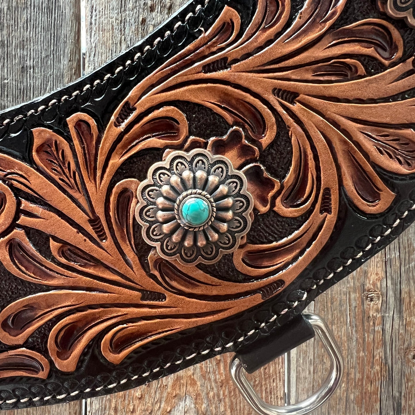 Floral Tripping Floral Turquoise Collar #TRIP3
