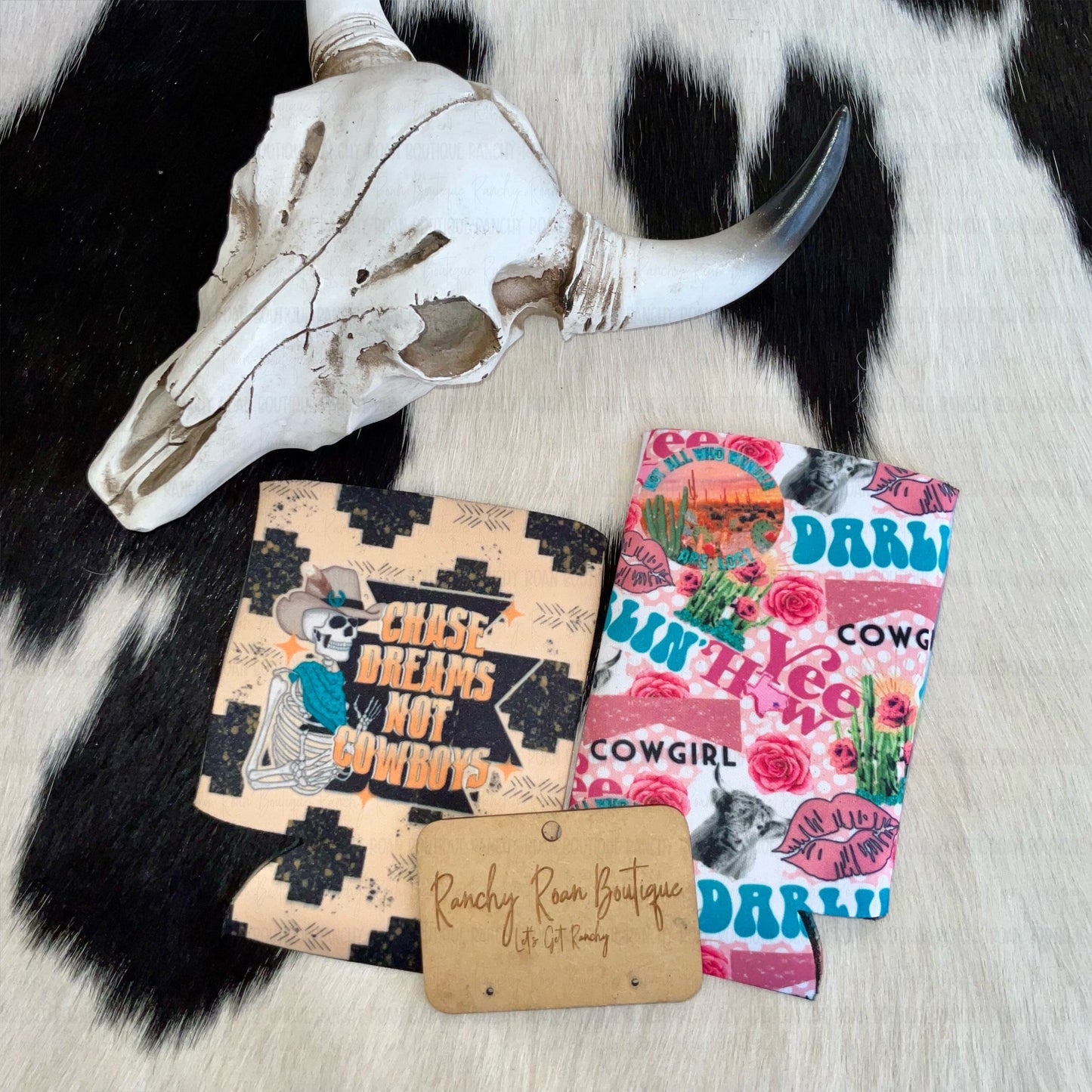 Darlin Cowgirl Western Koozie