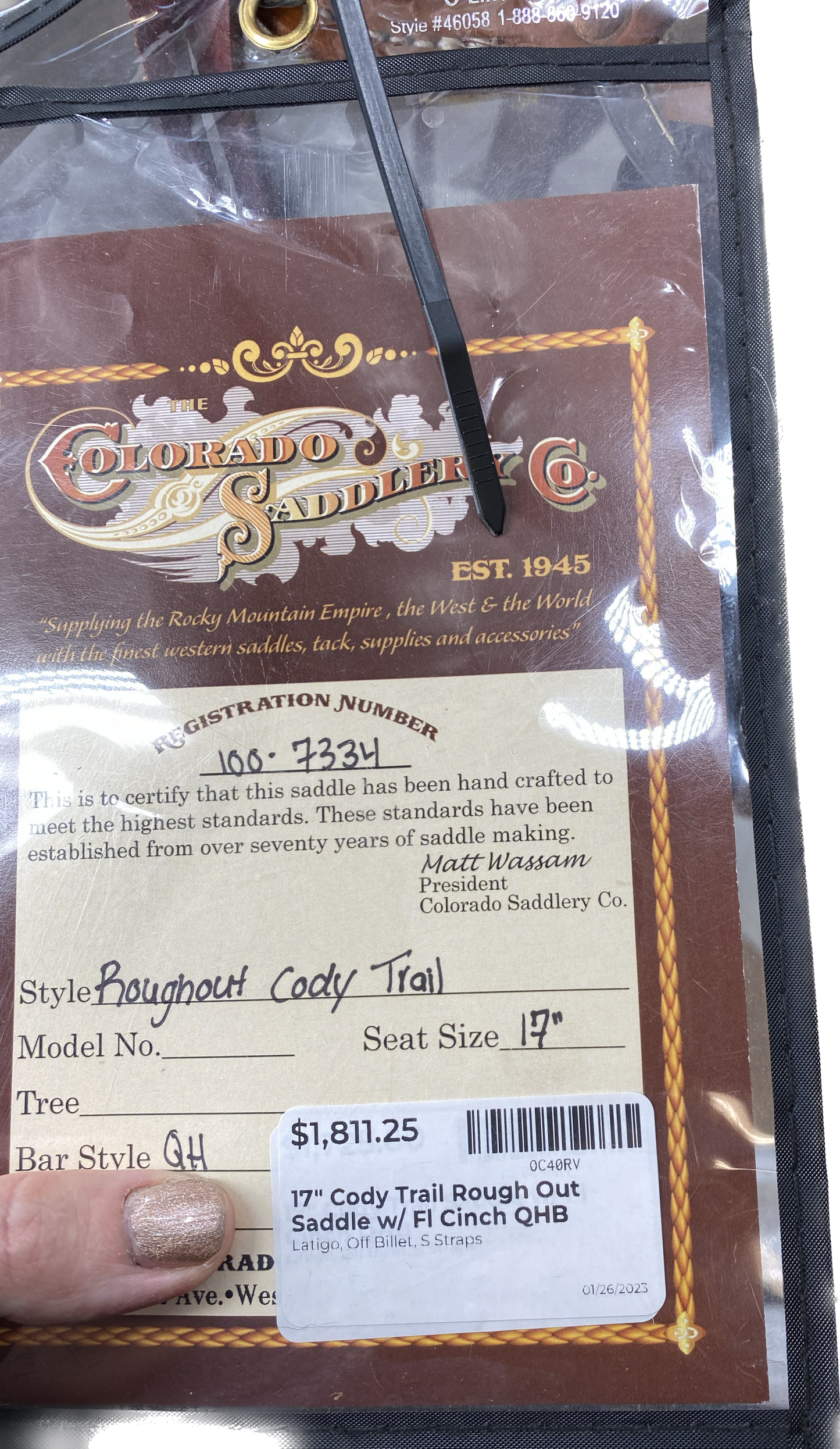 Roughout Cody Trail 17"