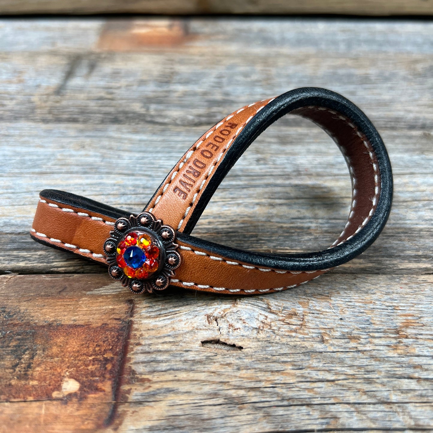 Crystal Light Oil Rustic Tie Down Keepers