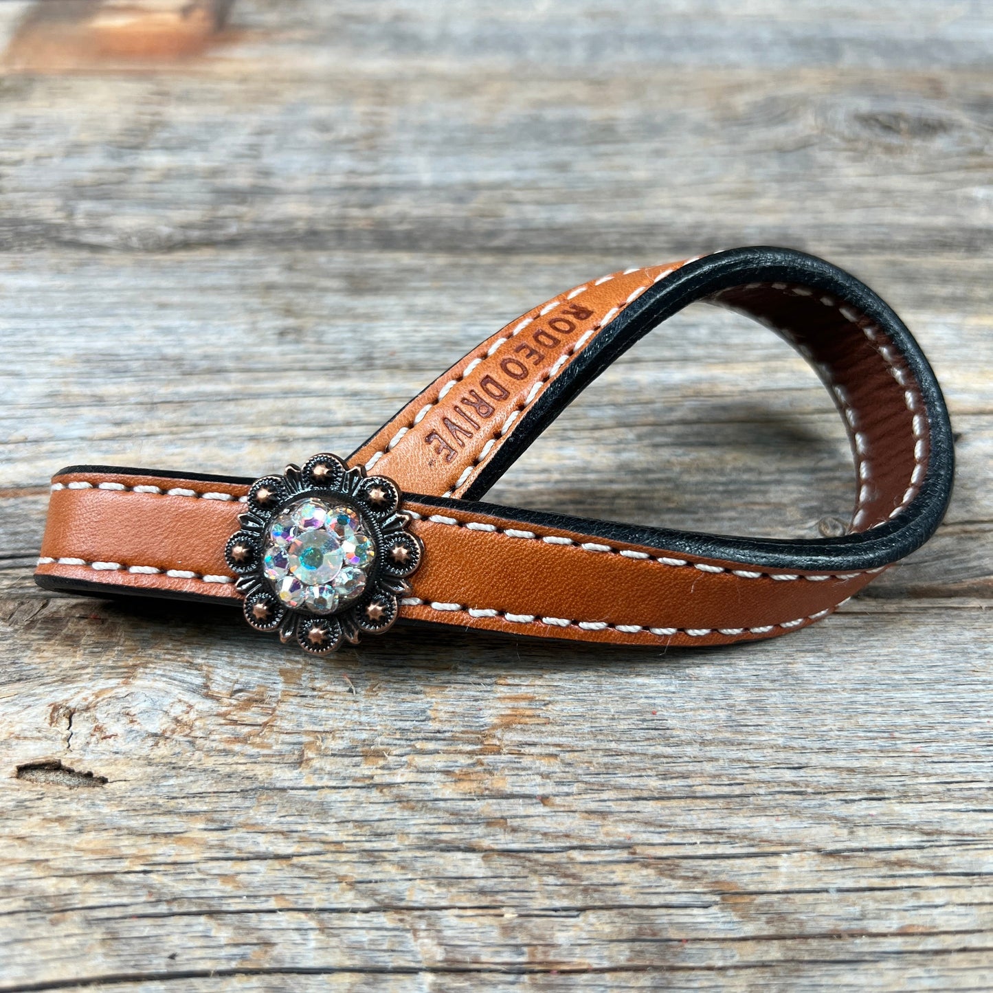 Crystal Light Oil Rustic Tie Down Keepers