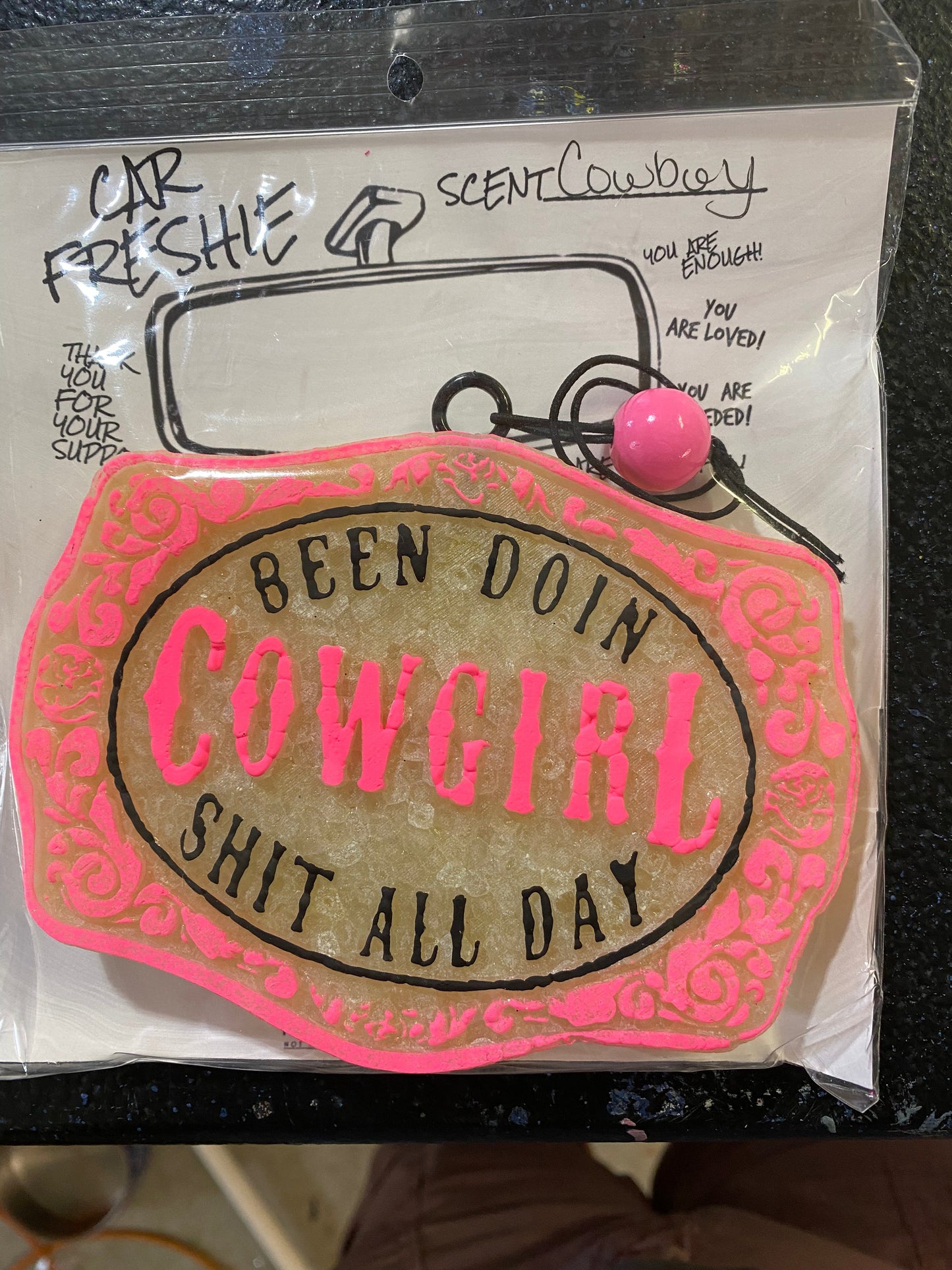 Cowgirl Buckle Freshie