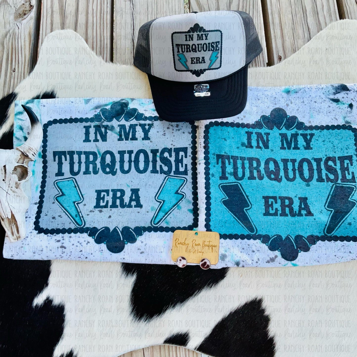 In My Turquoise Era Western Foam Front Trucker Hat