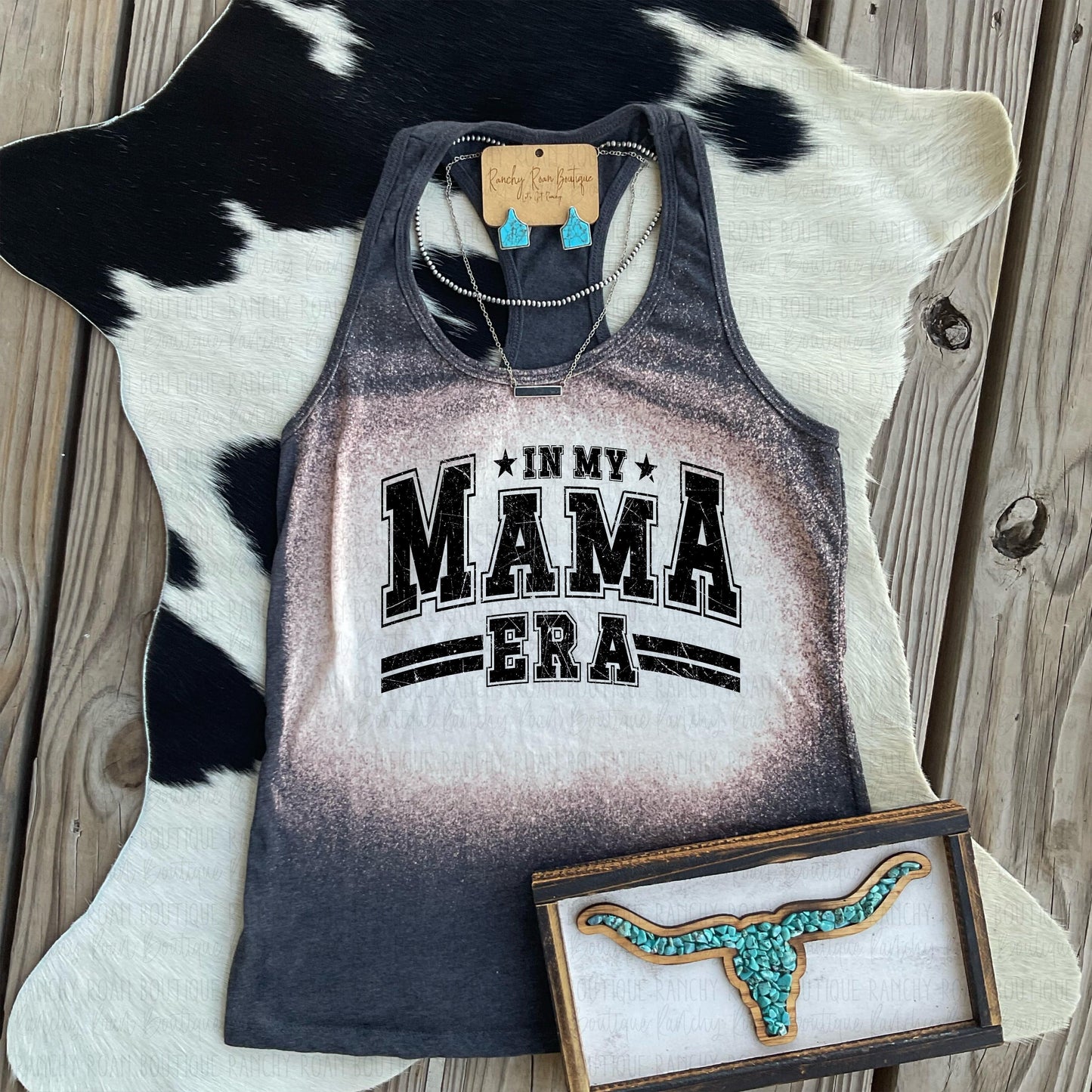 In My Mama Era Western Racerback Tank Top