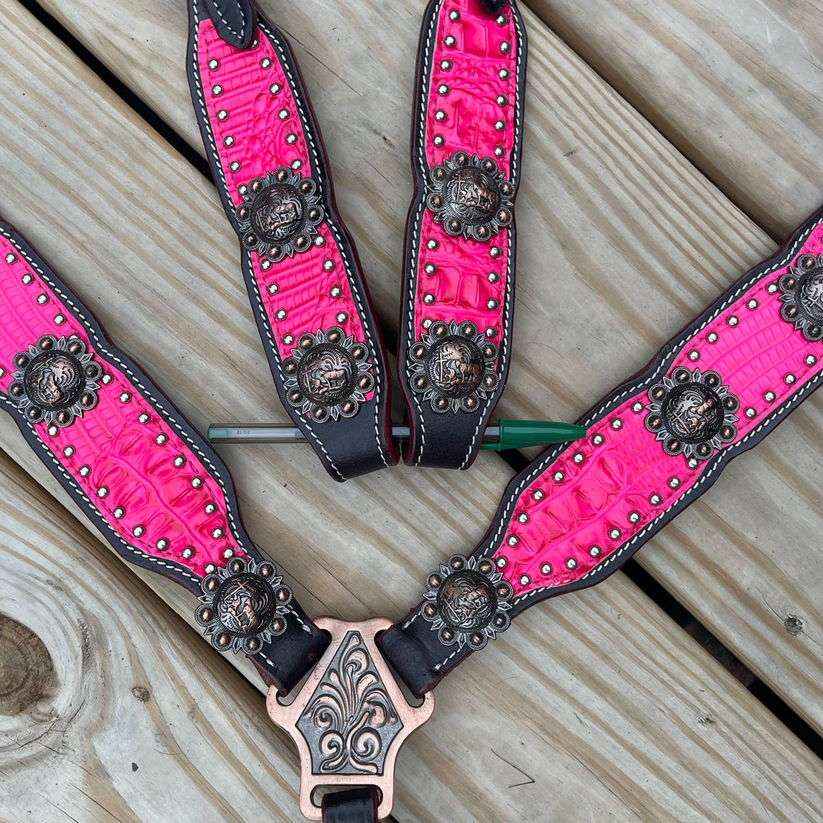 Made to Order Western Tack Set - Hot Pink (BHT035)
