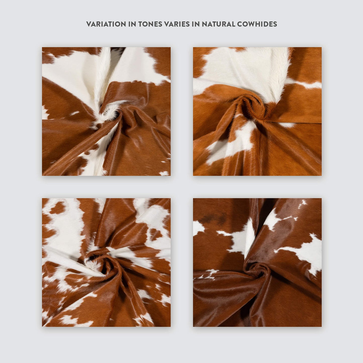 Hereford Brazilian Cowhide Rug: XL