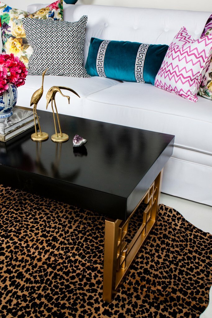 Leopard Cowhide Rug