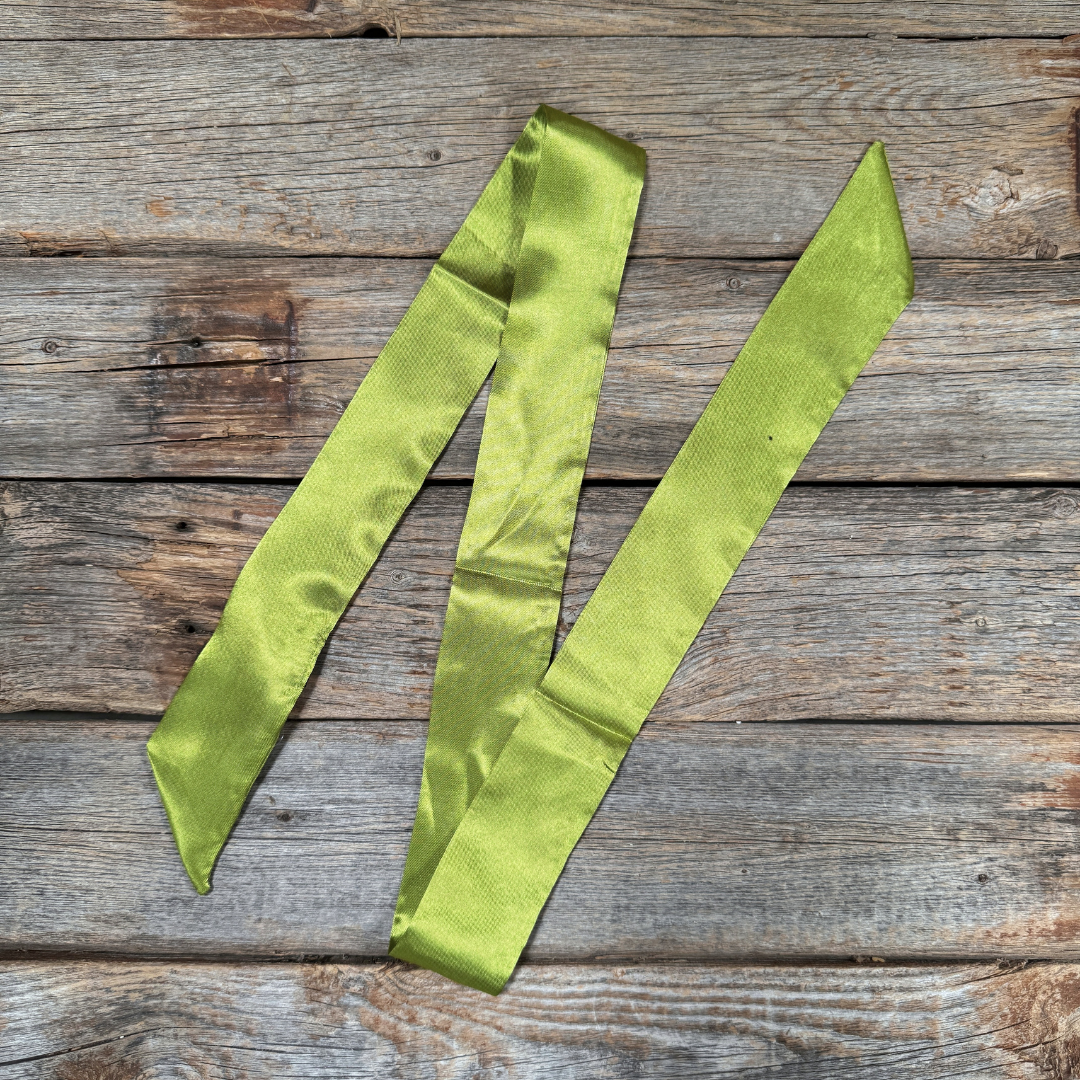 Light Green Western Skinny Mini Wild Rag Scarf / Cowgirl Necktie #TW305