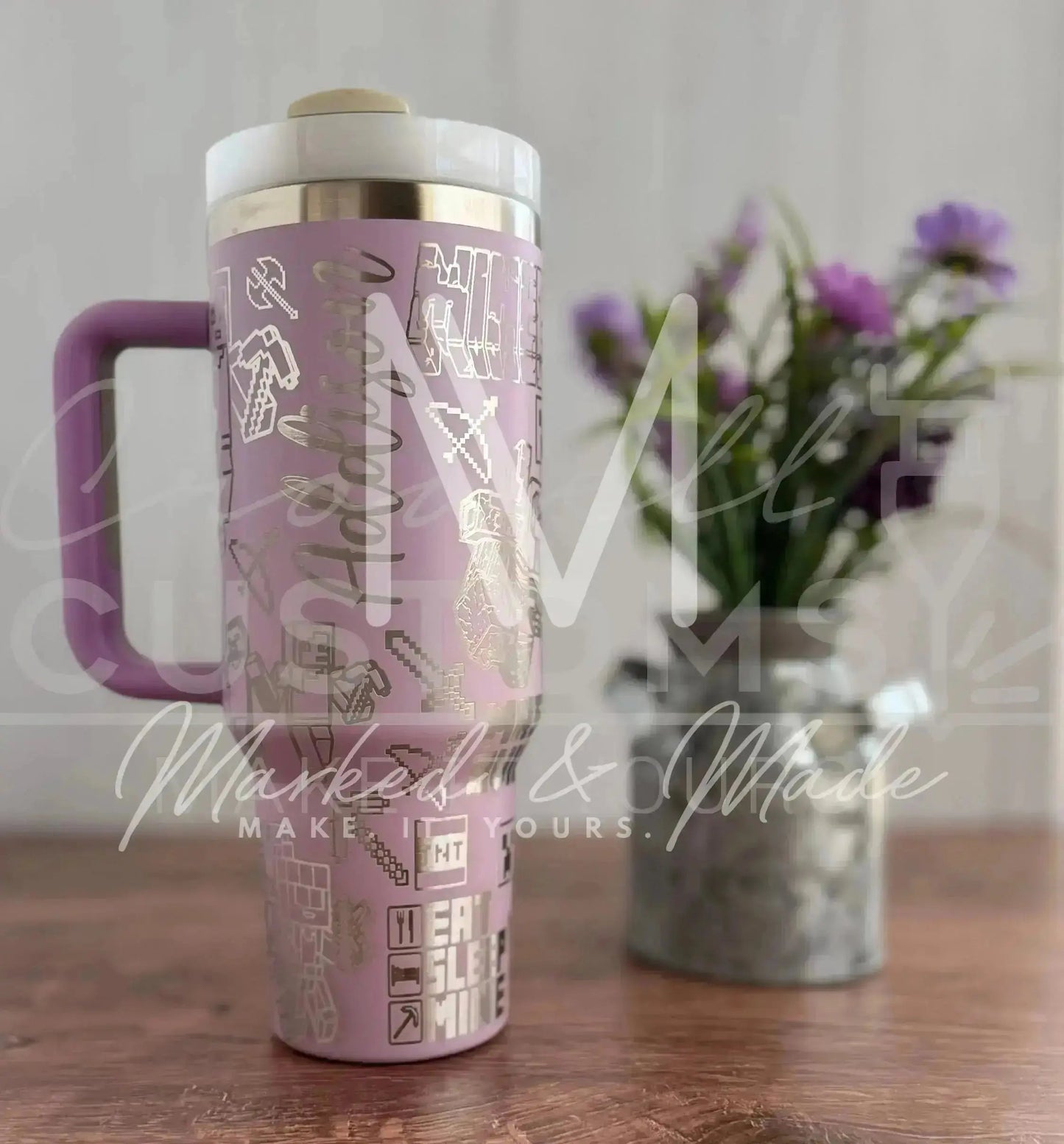Minecraft! Master Builder Engraved Tumbler | 40oz