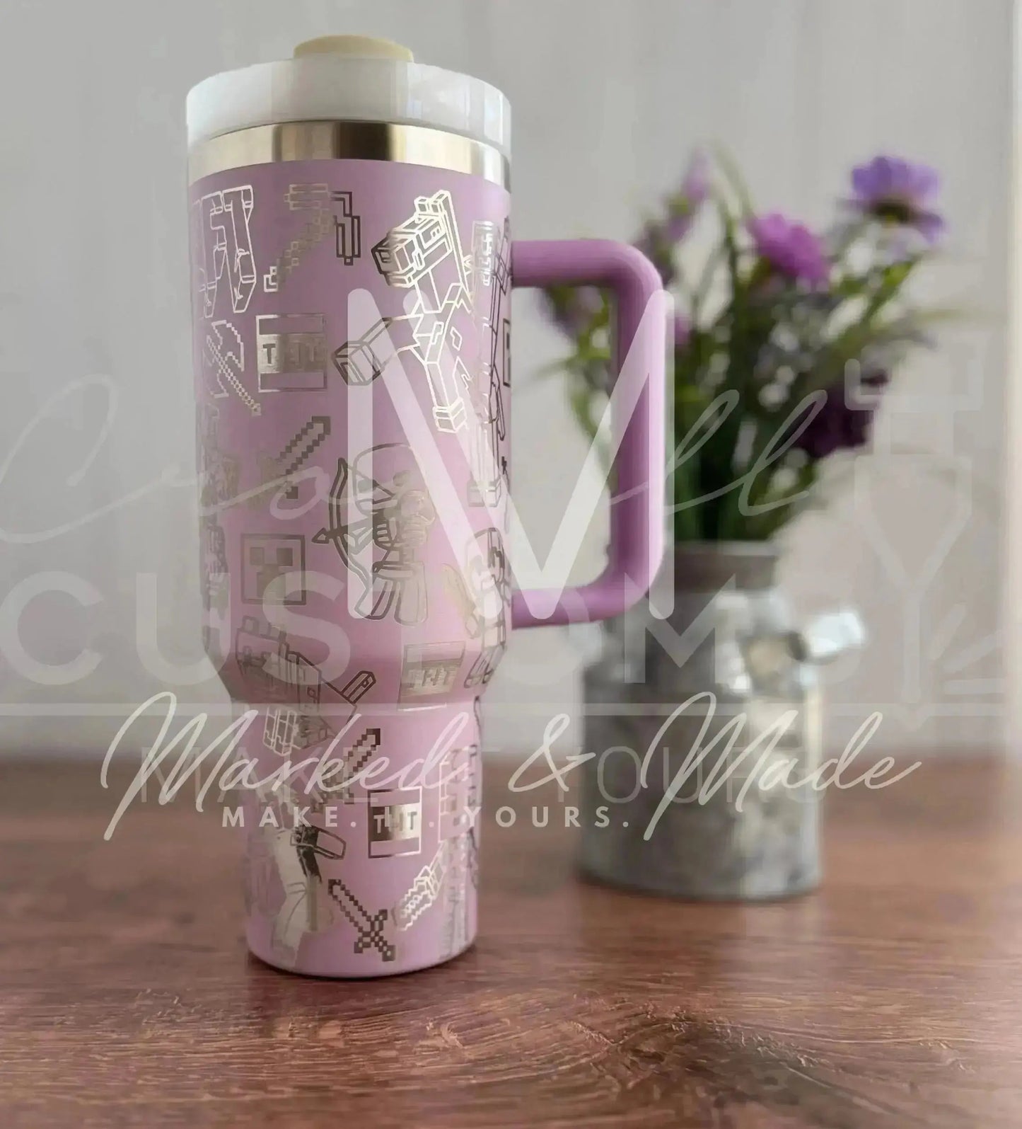 Minecraft! Master Builder Engraved Tumbler | 40oz