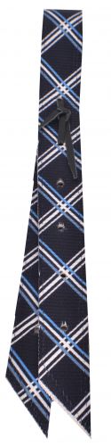 Showman ® 18" x 1.75" Nylon Off Billet with plaid design.