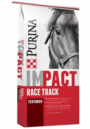 Purina® Impact® 14% Race Track Textured Horse Feed (RED)