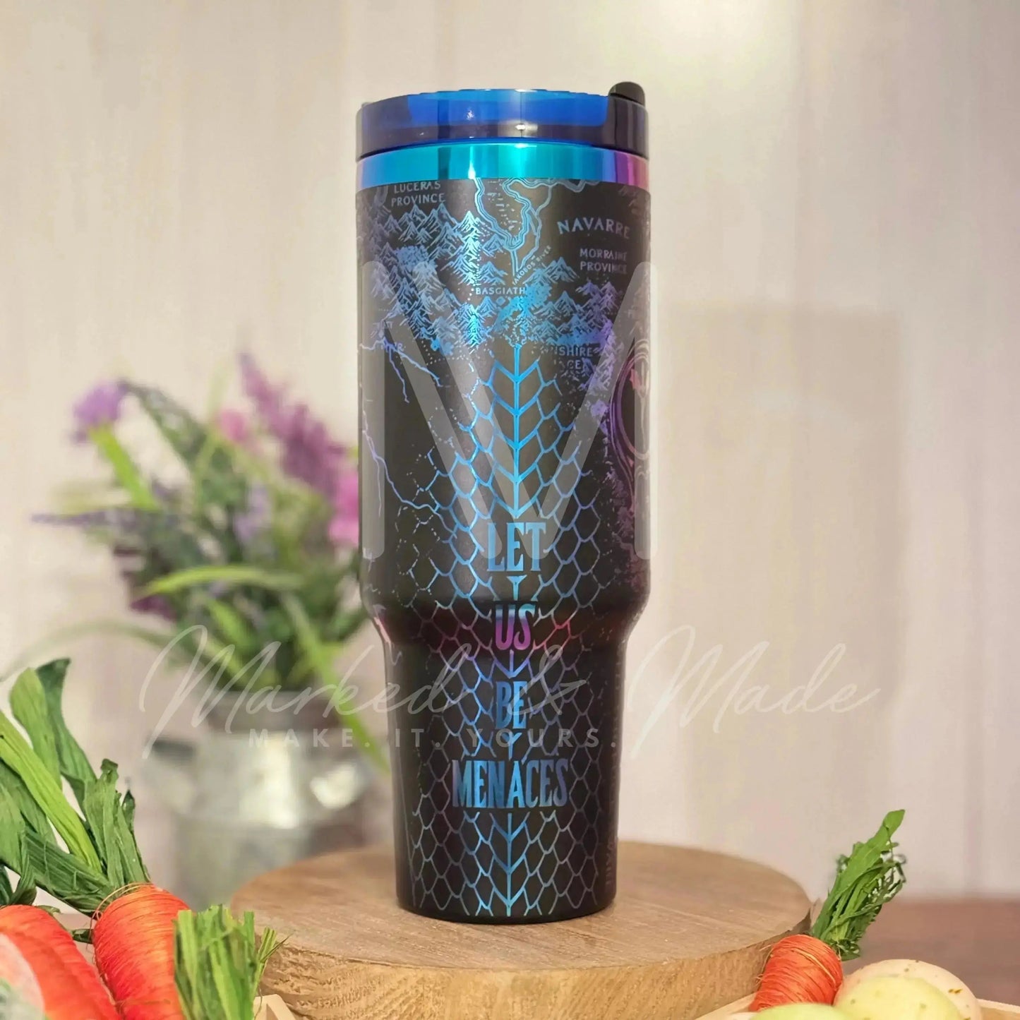 Onyx Storm Engraved Tumbler | Genuine Stanley