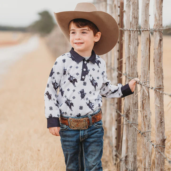 Shea Baby Roughstock Longsleeve Polo Shirt