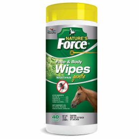 Manna Pro NATURE'S FORCE FACE & BODY WIPES HORSE