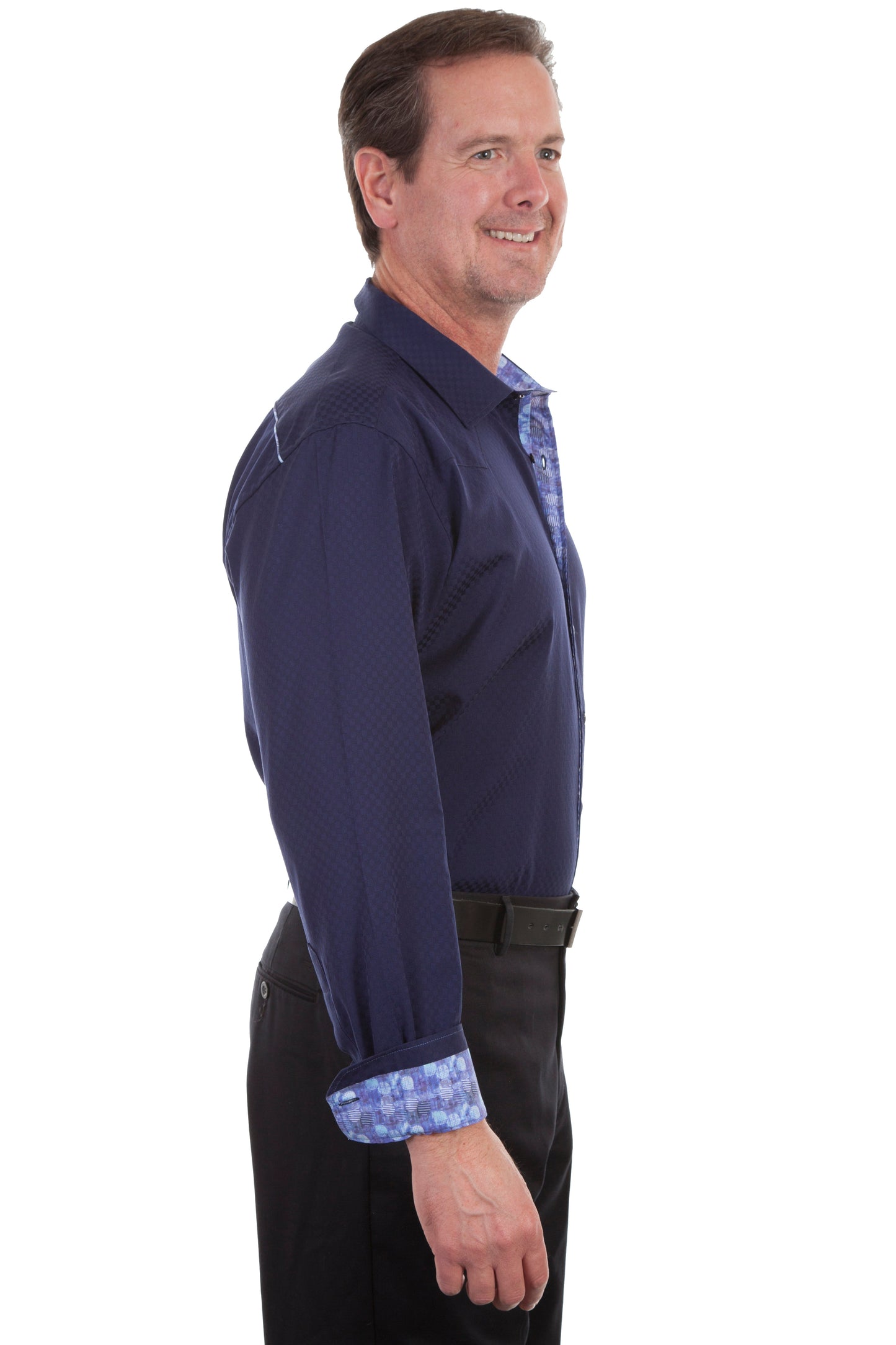 Top Shelf "tonal Check" Shirt - PS-205
