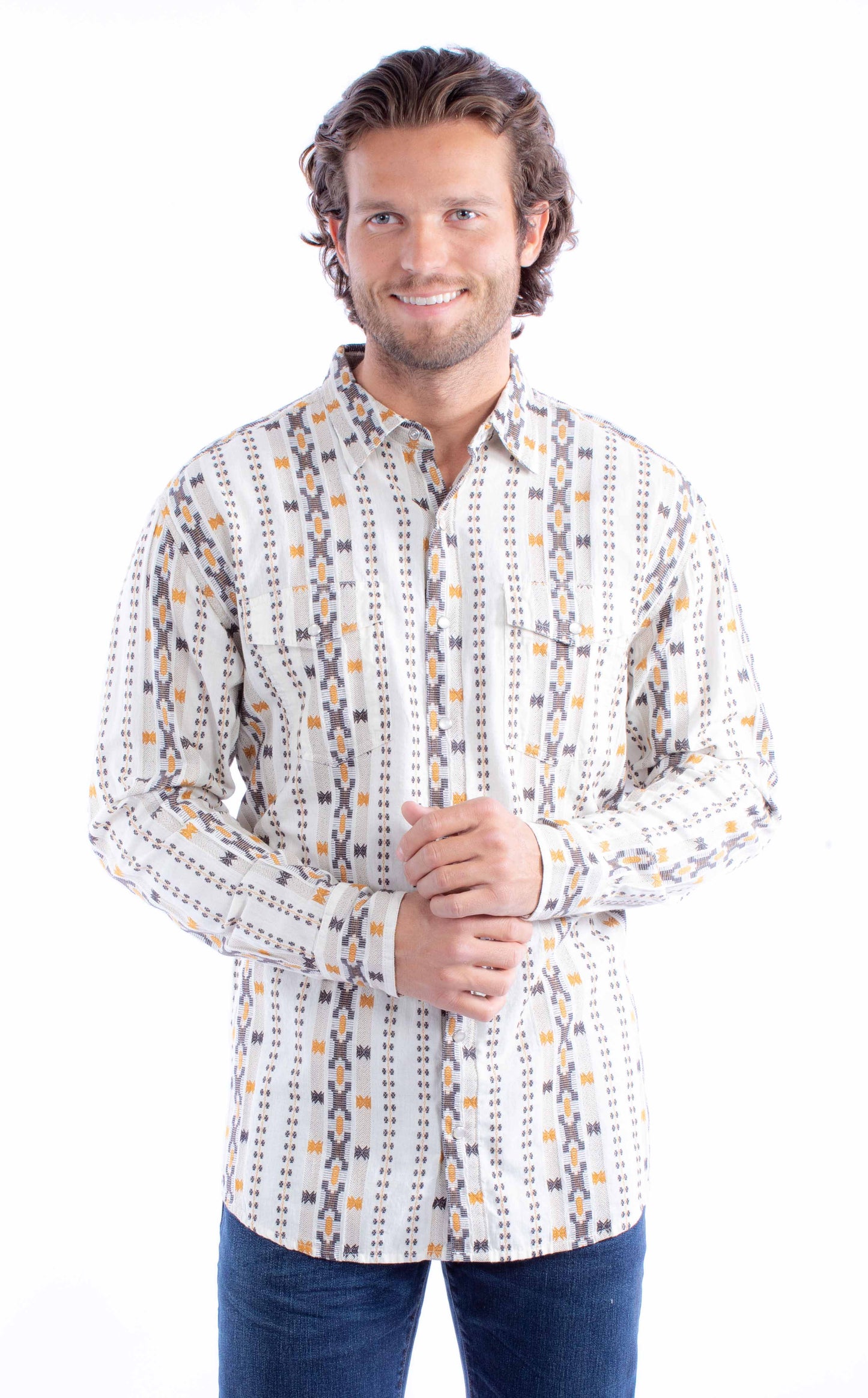 Dobby Stripe Signature Shirt - PS-346