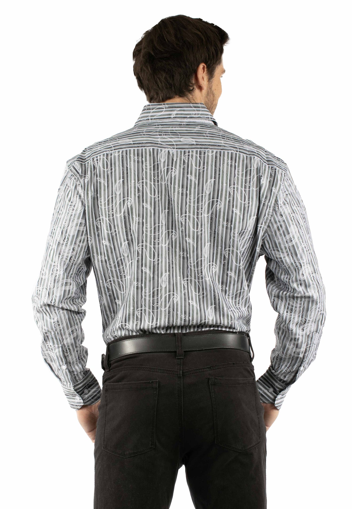 Paisley Jacquard Stripe - PS-379