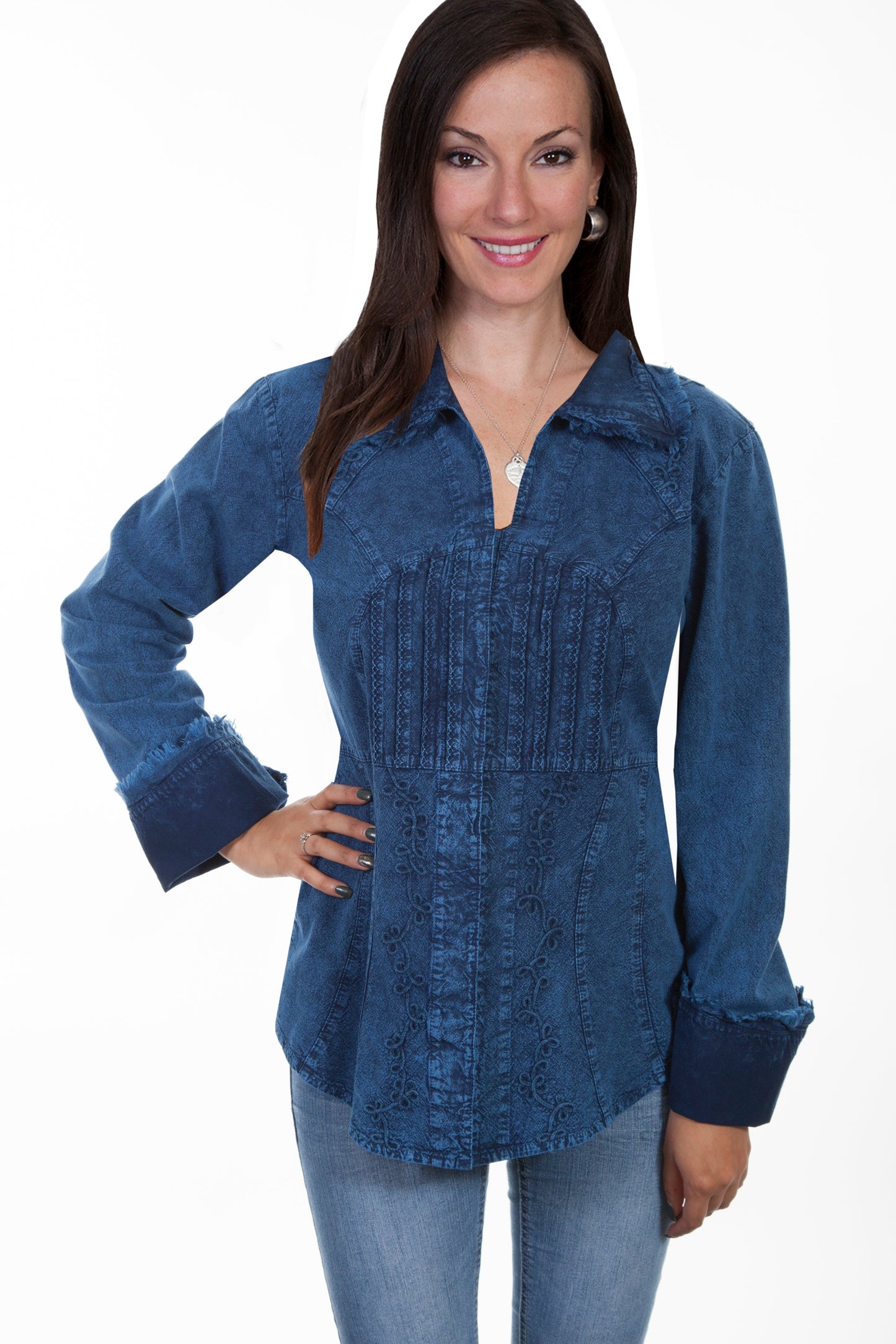 L/s Collar Blouse - PSL-186