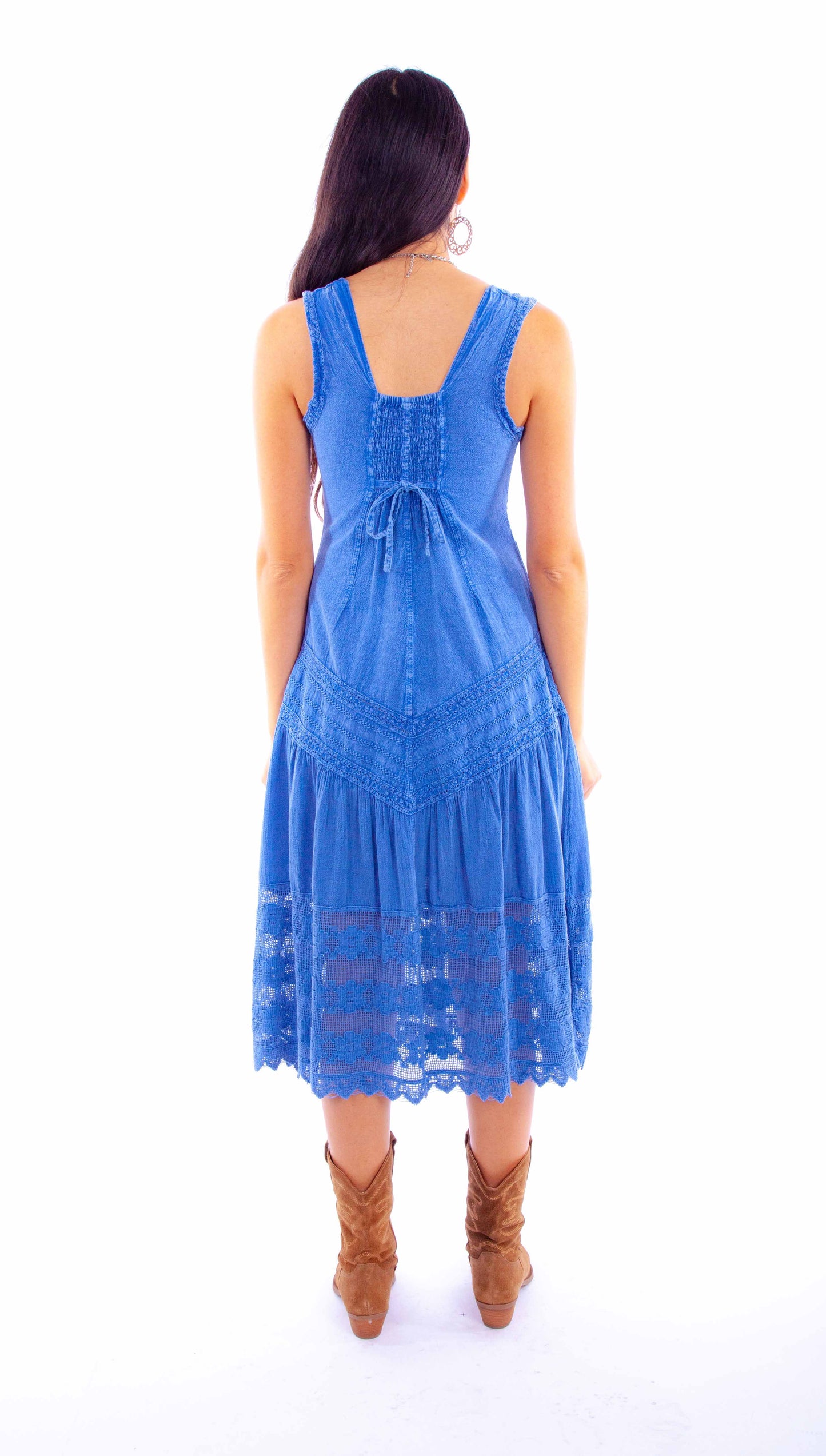 Sleeveless Dress W/tie Back - PSL-269