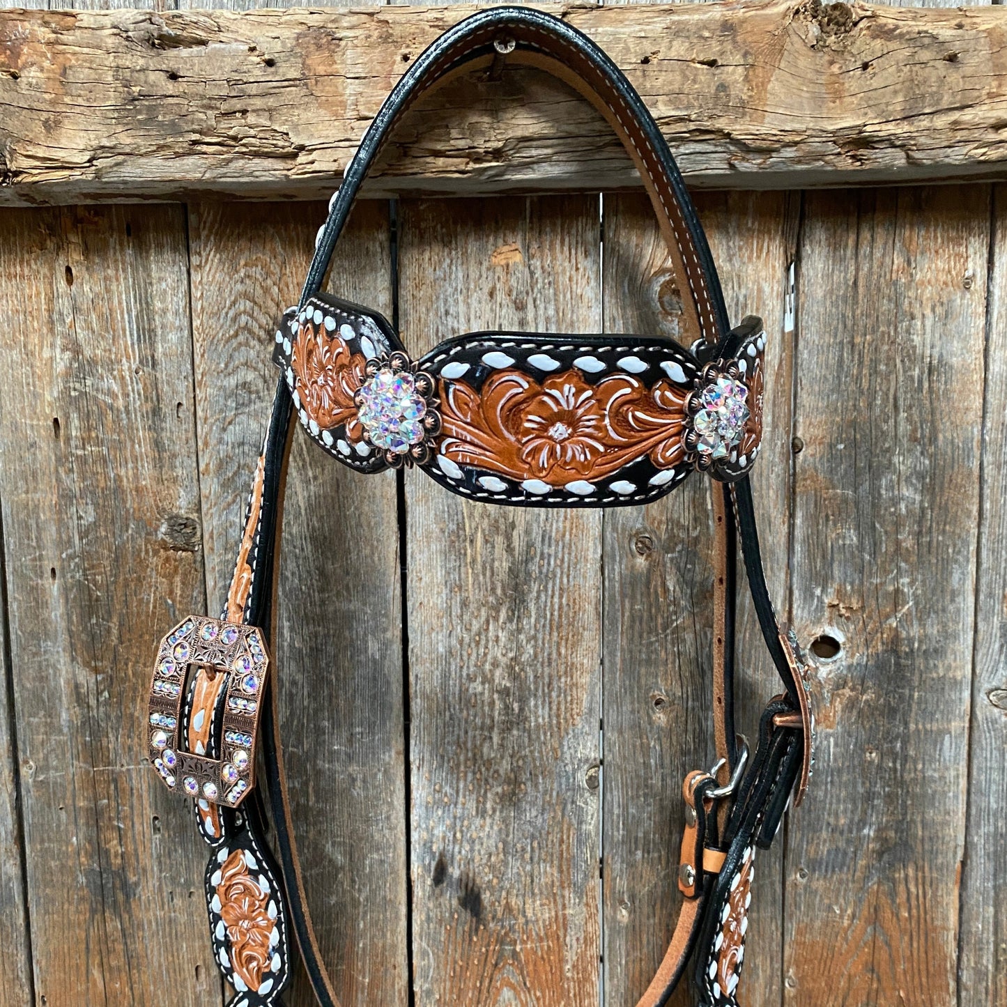 Classic AB Browband/One Ear Tack Set with Wither Strap  #BBBC457