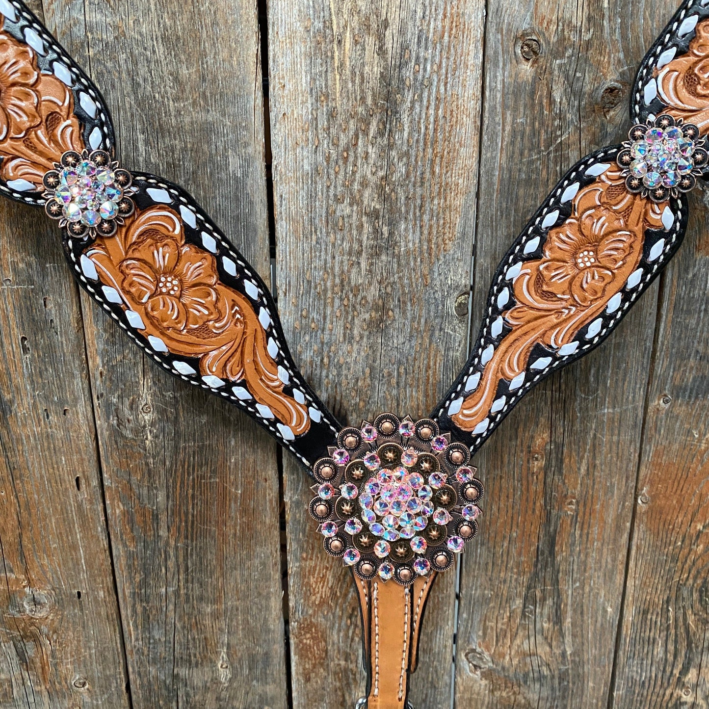 Classic AB Browband/One Ear Tack Set with Wither Strap  #BBBC457