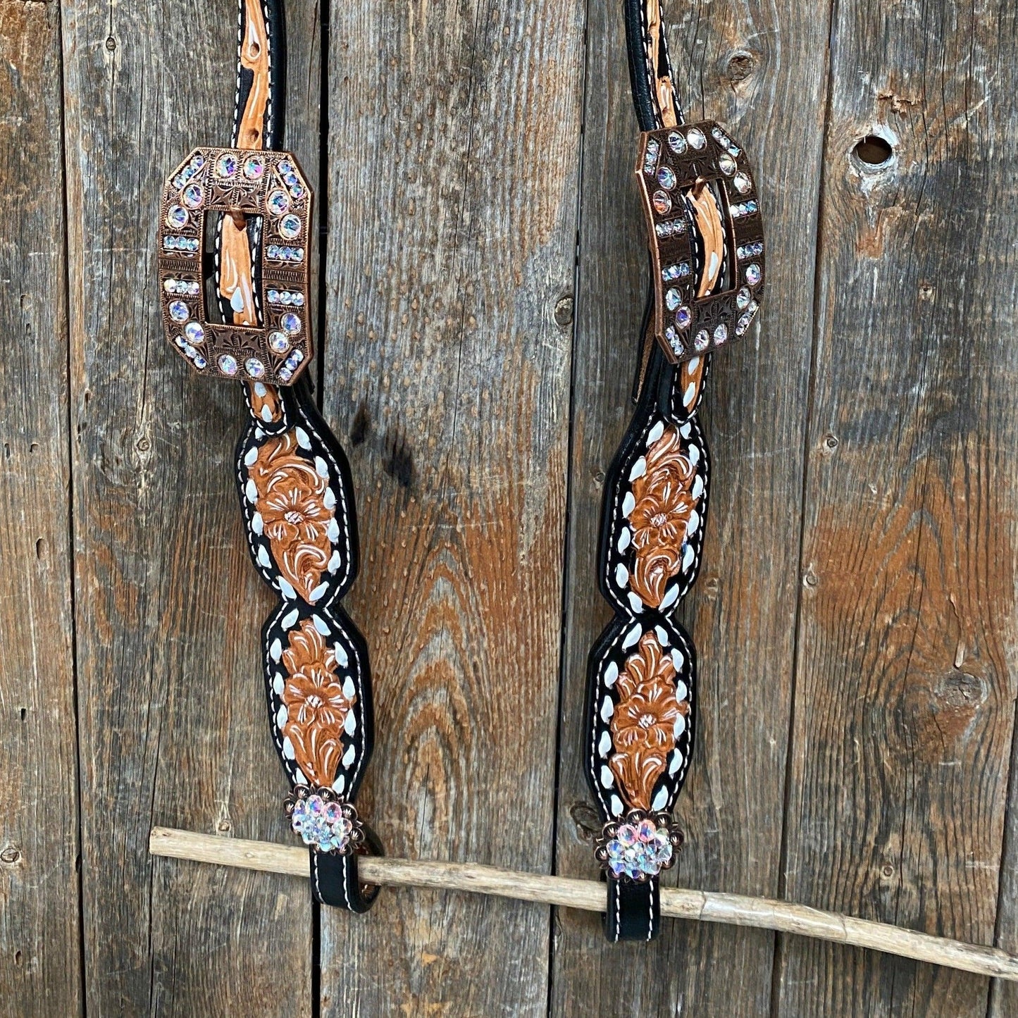 Classic AB Browband/One Ear Tack Set with Wither Strap  #BBBC457