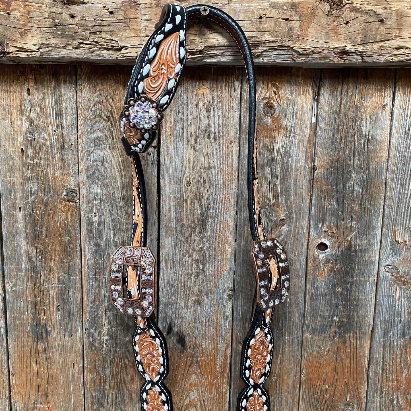 Classic AB Browband/One Ear Tack Set with Wither Strap  #BBBC457
