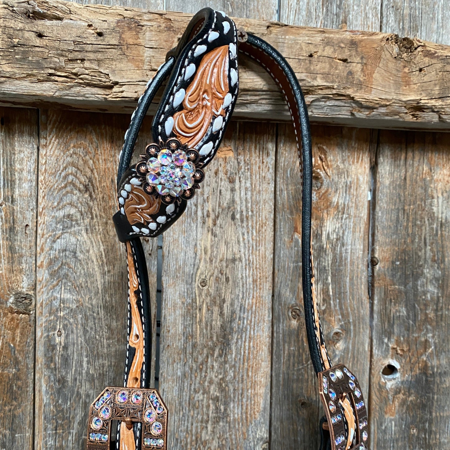 Classic AB Browband/One Ear Tack Set with Wither Strap  #BBBC457