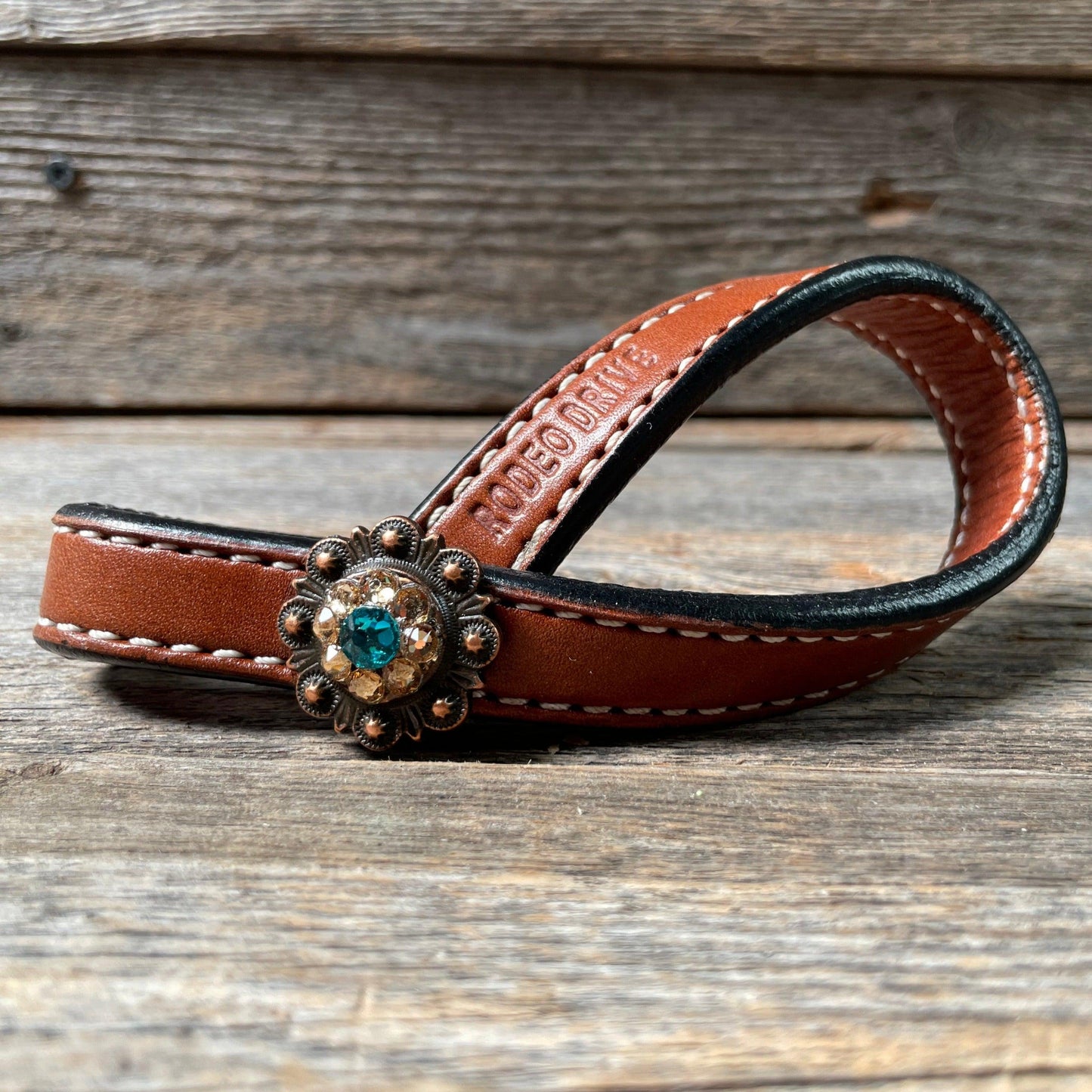 Crystal Medium Oil Rustic Tie Down Keepers