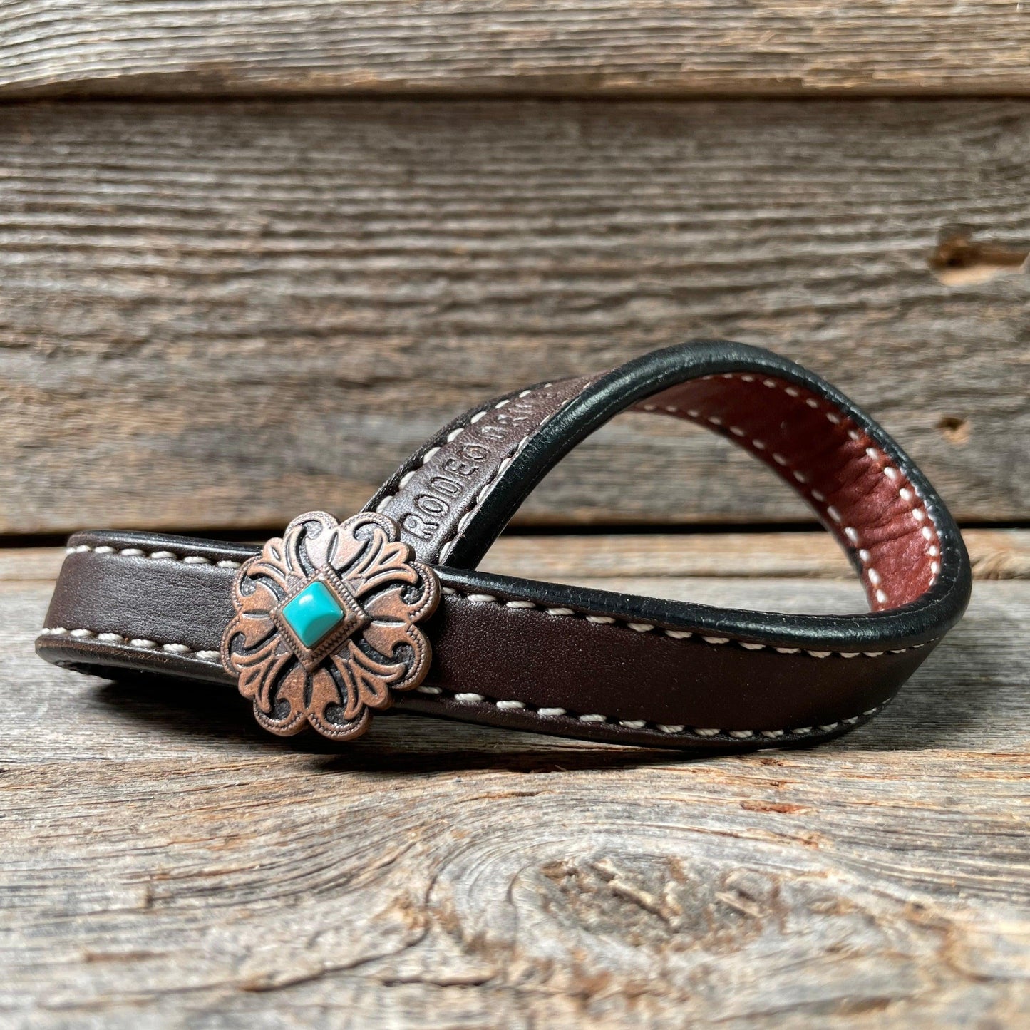 Western Dark Oil Rustic Tie Down Keepers