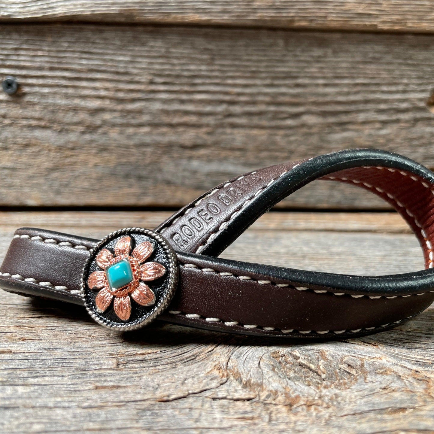 Western Dark Oil Rustic Tie Down Keepers