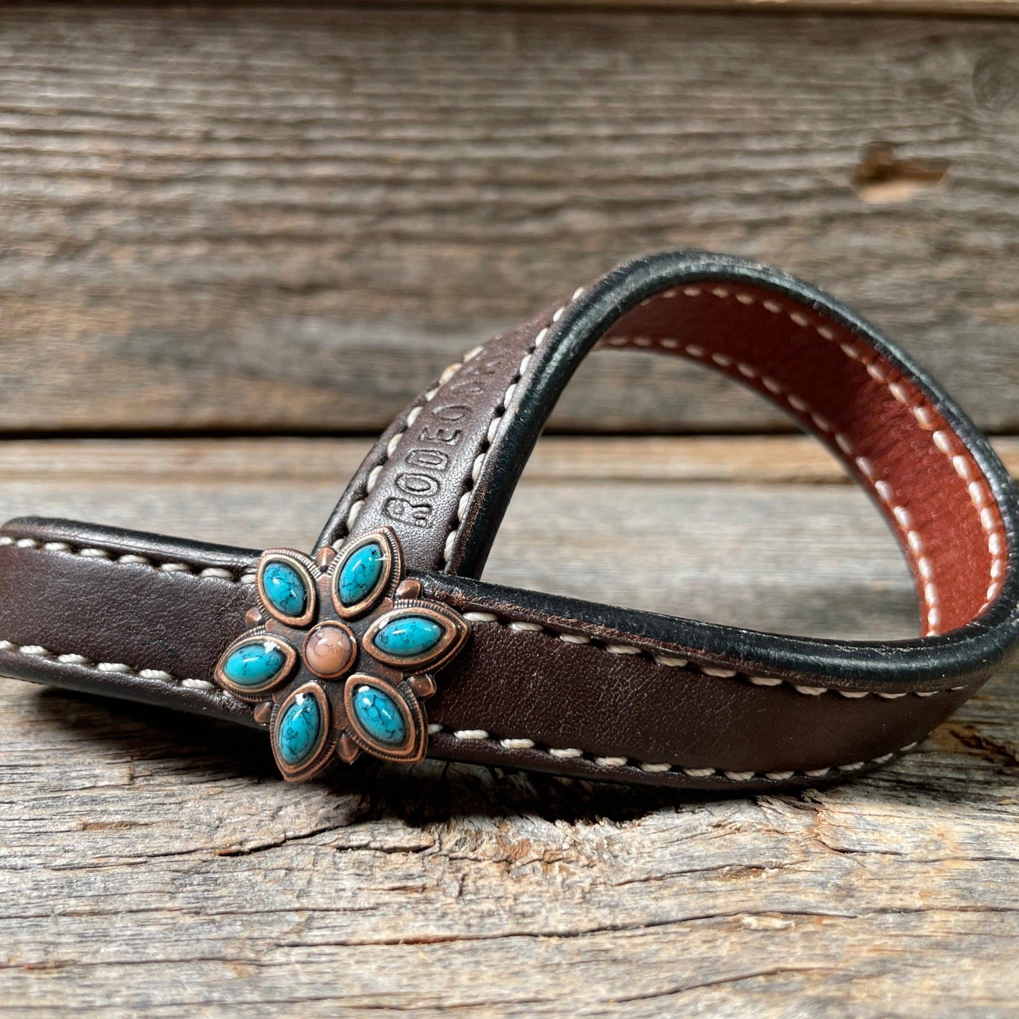 Western Dark Oil Rustic Tie Down Keepers