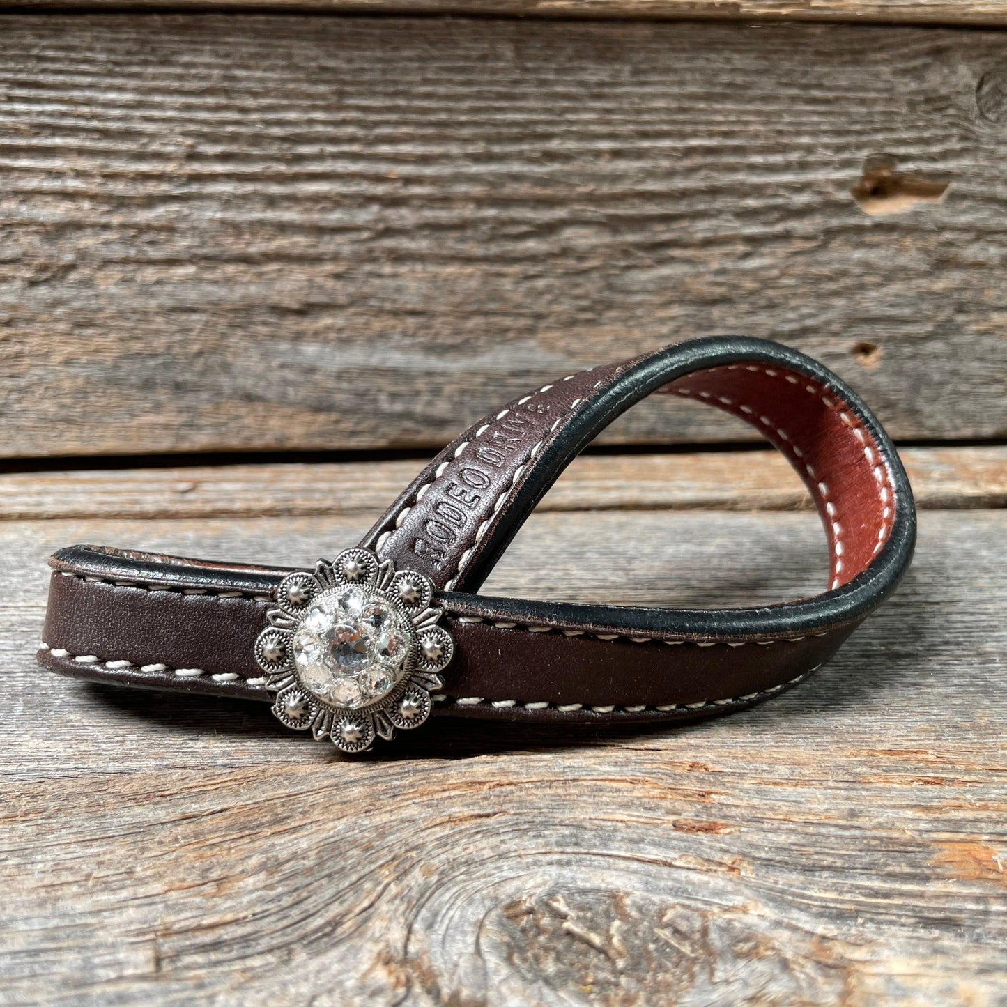 Crystal Dark Oil Rustic Tie Down Keepers